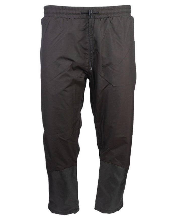 Hunters Green coloured Jack Pyke Technical Featherlite Trousers on white background #colour_hunter-green
