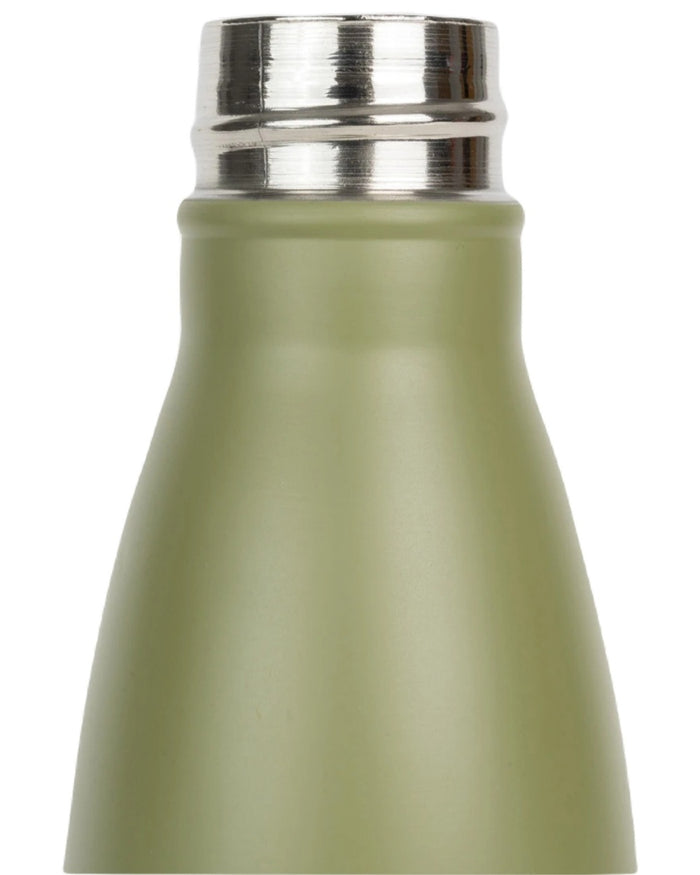 Matt Green coloured Jack Pyke Thermal Bottle on white background #colour_matt-green