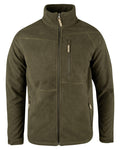 Green coloured Jack Pyke Waterproof Fleece Jacket on white background #colour_green