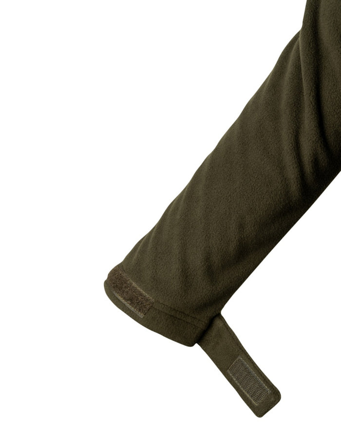 Green coloured Jack Pyke Waterproof Fleece Jacket on white background #colour_green