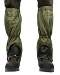Green coloured Jack Pyke Waterproof Gaiters on white background #colour_green