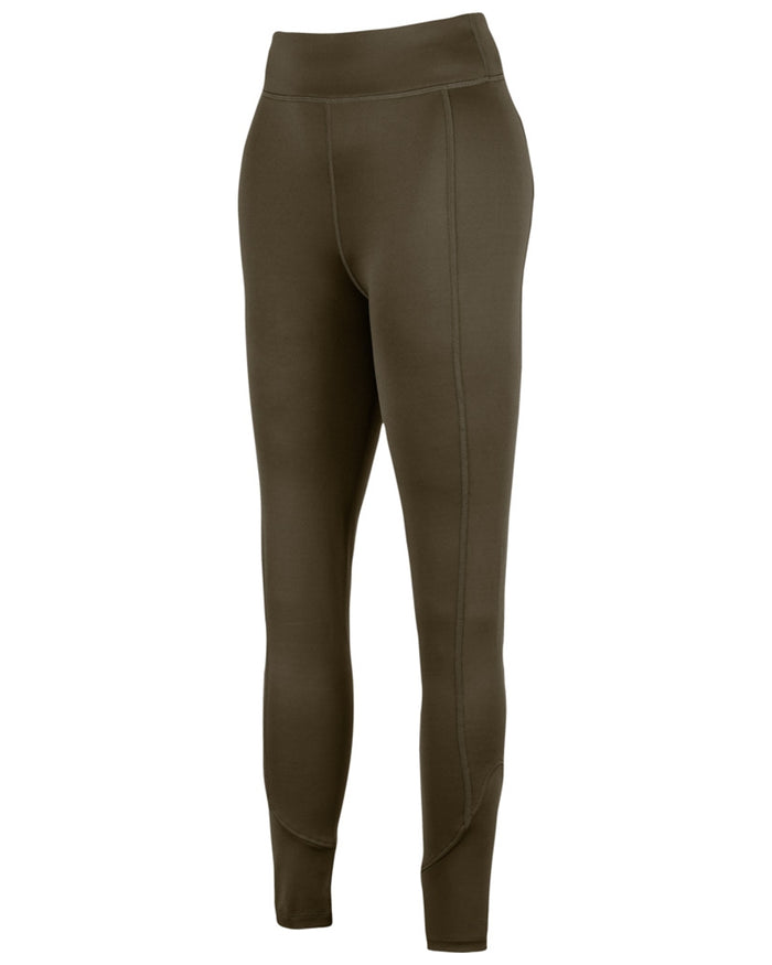 Brown coloured Jack Pyke Womens Leggings on white background #colour_brown