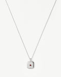 Star Ridge Birthstone Pendant Necklace - Garnet/January Necklaces Missoma