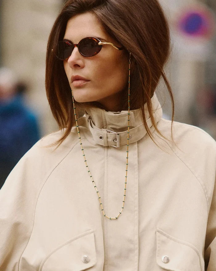 Jimmy Fairly Elvissa Oval Sunglasses | Gold Plated/Brown Tortoise Accessories Missoma