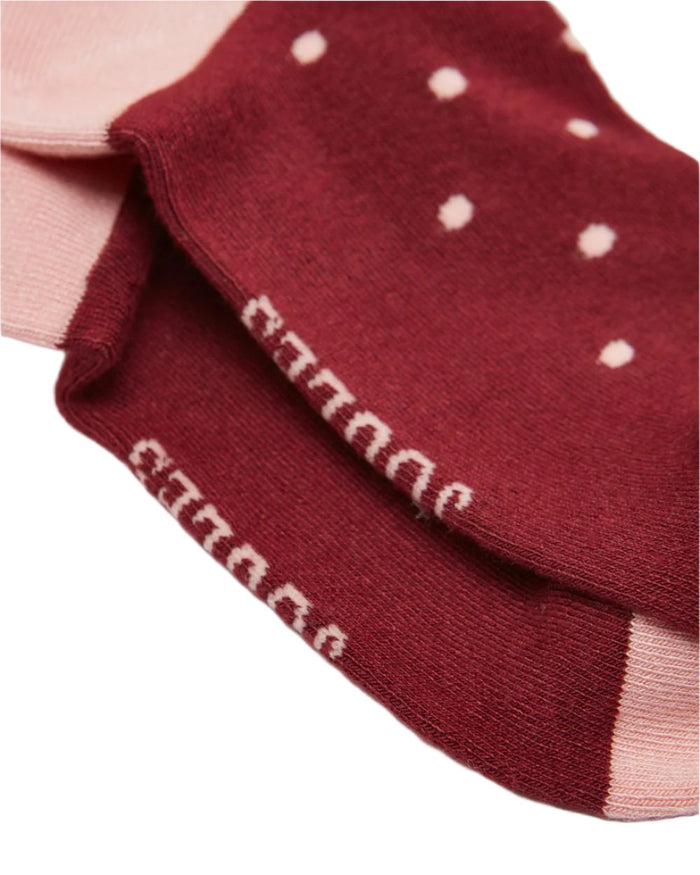 Red Horse Coloured Joules Everyday 2 Pack Socks On A White Background #colour_red-horse
