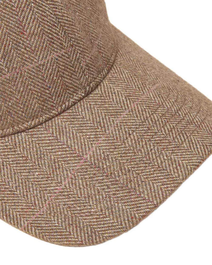 Neutral Tweed coloured Joules Womens Perry Cap on white background #colour_neutral-tweed
