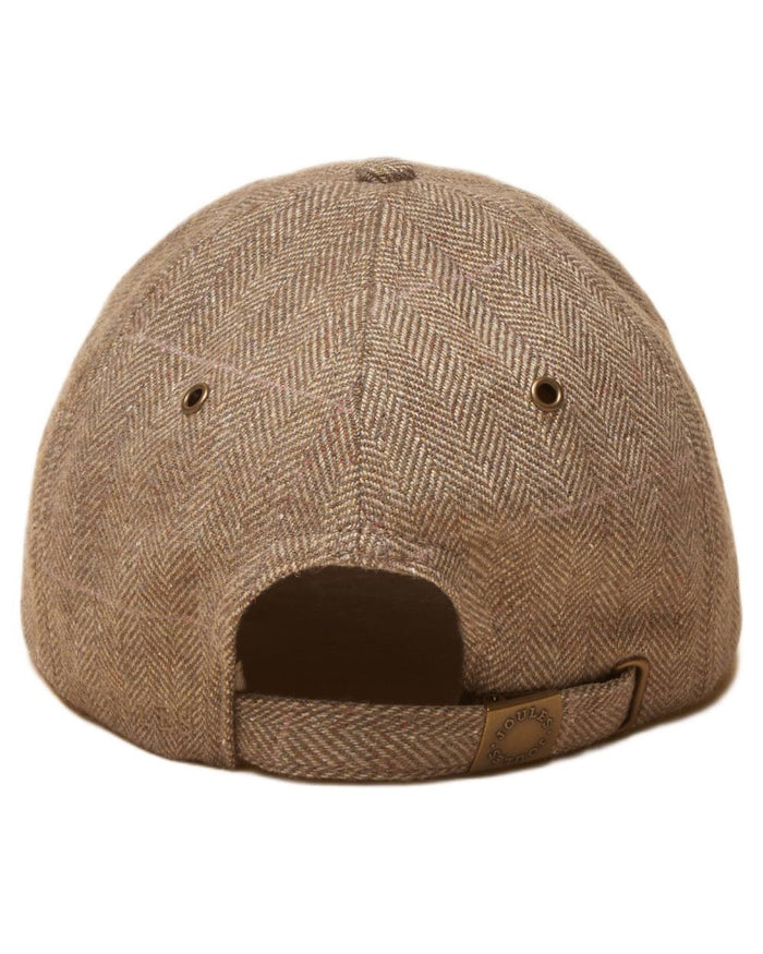 Neutral Tweed coloured Joules Womens Perry Cap on white background #colour_neutral-tweed
