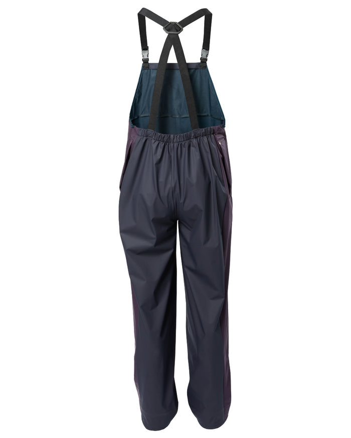 Navy coloured Kaiwaka Agtex Lady Of The Land Bib Overtrousers on white background #colour_navy