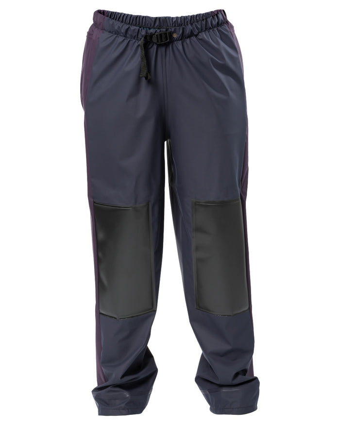 Navy coloured Kaiwaka Agtex Lady Of The Land Overtrousers on white background #colour_navy