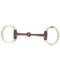 Korsteel Sweet Iron Jointed Eggbutt Snaffle Bit on white background