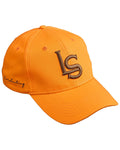 Orange coloured Laksen Baseball 3D Shooting Cap on white background #colour_orange