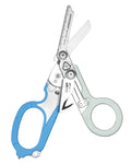 Aqua coloured Leatherman Raptor Emergency Foldable Medical Shears Clearance on white background #colour_aqua
