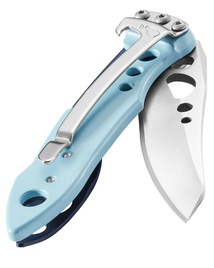 Night Shade coloured Leatherman Skeletool KB Knife on white background #colour_nightshade