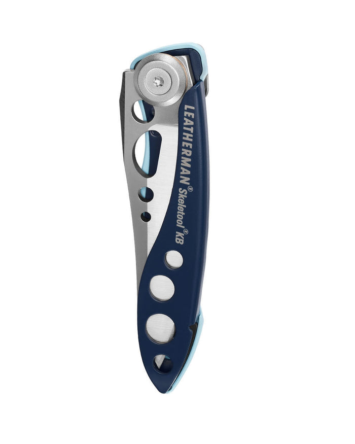 Night Shade coloured Leatherman Skeletool KB Knife on white background #colour_nightshade