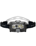 Black coloured Led Lenser HF8R Core Rechargeable Head Torch on white background #colour_black