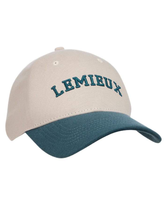 Stone coloured LeMieux Ashley Cap on white background #colour_stone