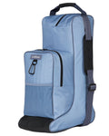 Powder Blue coloured LeMieux Boot & Hat Bag on white background #colour_powder-blue