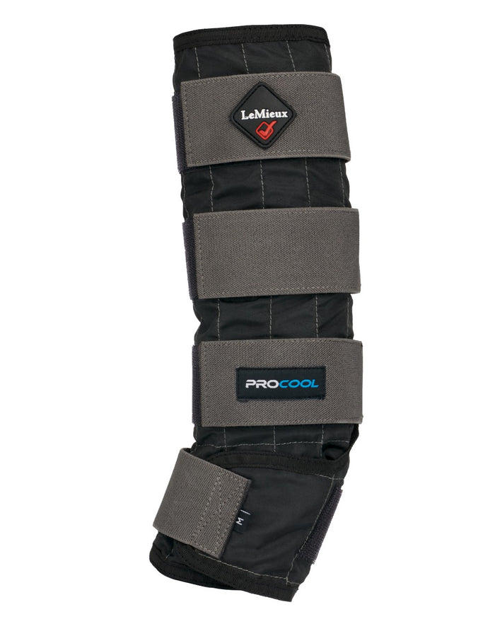 Black coloured LeMieux Cold Water Boots on white background #colour_black