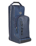 Navy coloured LeMieux Elite Pro Boot & Hat Bag on white background #colour_navy