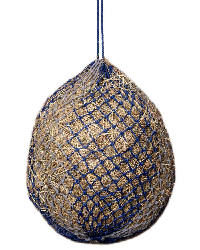 Navy coloured LeMieux Hippo Haynet on white background #colour_navy