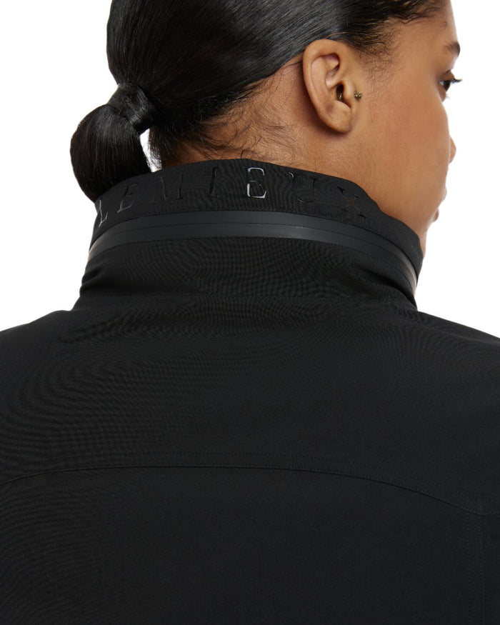 Black coloured LeMieux Ladies Team Jacket on white background #colour_black