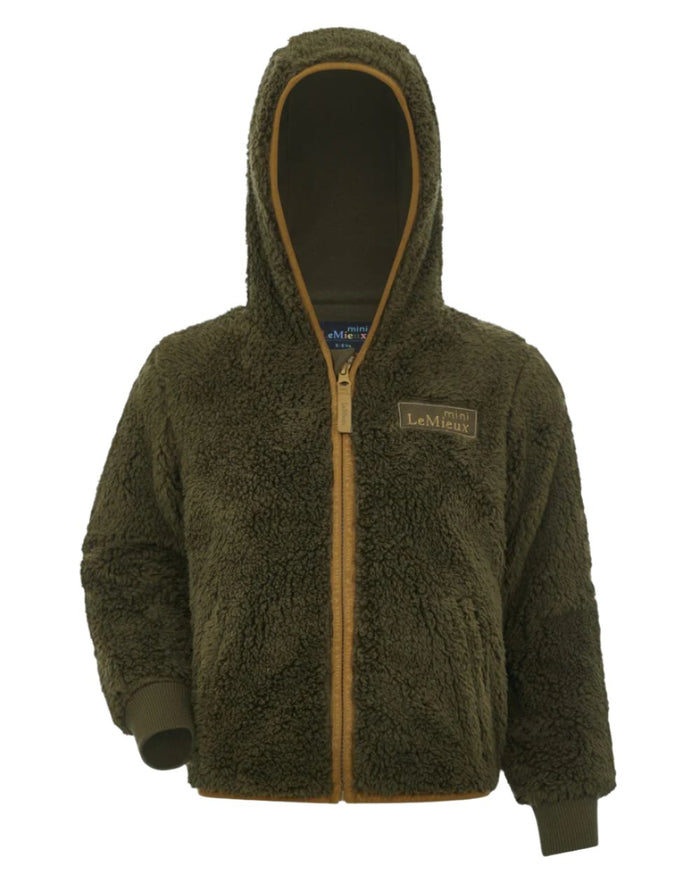 Alpine Coloured LeMieux Mini Teagan Fleece Jacket On A White Background #colour_alpine