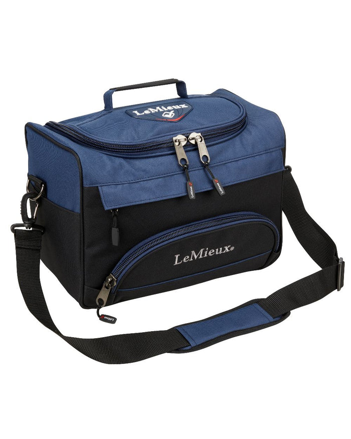 Navy coloured LeMieux ProKit Lite Grooming Bag on white background #colour_navy