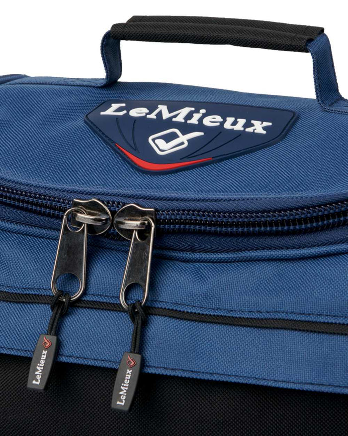 Navy coloured LeMieux ProKit Lite Grooming Bag on white background #colour_navy