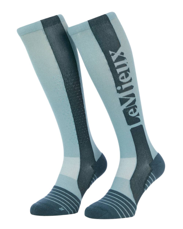 Glacier Coloured LeMieux Silicone Socks On A White Background #colour_glacier