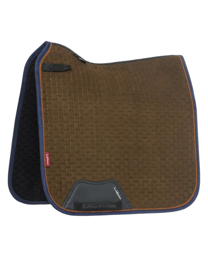Alpine Coloured LeMieux Suede Dressage Square On A White Background #colour_alpine