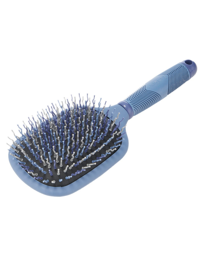 Powder Blue coloured LeMieux Tangle Tidy Brush on white background #colour_powder-blue