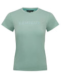 Aqua coloured LeMieux Womens Classique T-Shirt on white background #colour_aqua
