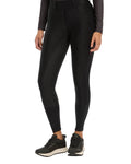 Black coloured LeMieux Womens Demi Breggings on white background colour_black