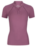 Mallow coloured LeMieux Womens Lisa Mesh Base Layer on white background #colour_mallow