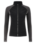 Black coloured LeMieux Womens Maddie Jacket on white background #colour_black