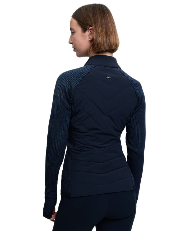 Navy coloured LeMieux Womens Maddie Jacket on white background #colour_navy
