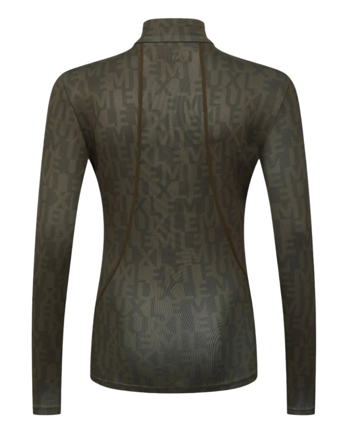 Alpine Coloured LeMieux Young Rider Casey Base Layer On A White Background #colour_alpine