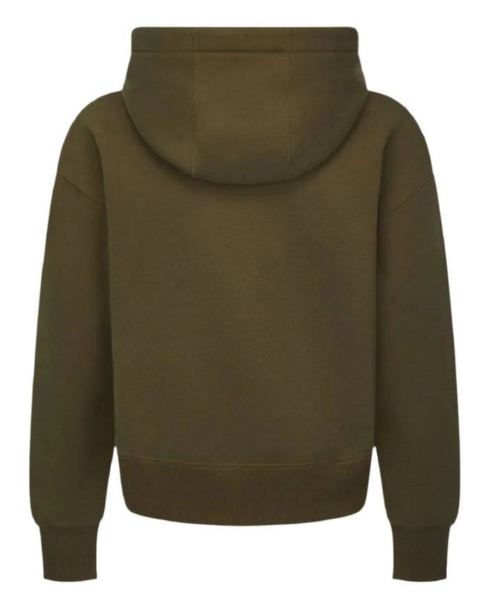 Alpine Coloured LeMieux Young Rider Hettie Half Zip Hoodie On A White Background #colour_alpine