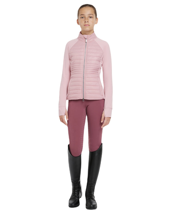 Blossom coloured LeMieux Young Rider Josephine Jacket on white background #colour_blossom