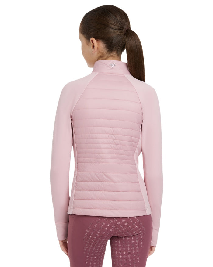 Blossom coloured LeMieux Young Rider Josephine Jacket on white background #colour_blossom