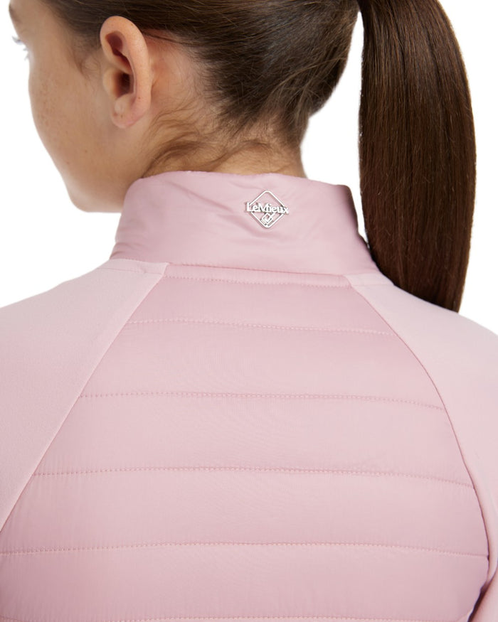 Blossom coloured LeMieux Young Rider Josephine Jacket on white background #colour_blossom