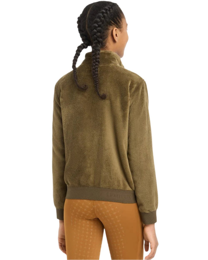 Alpine Coloured LeMieux Young Rider Libby Fleece Jacket On A White Background #colour_alpine