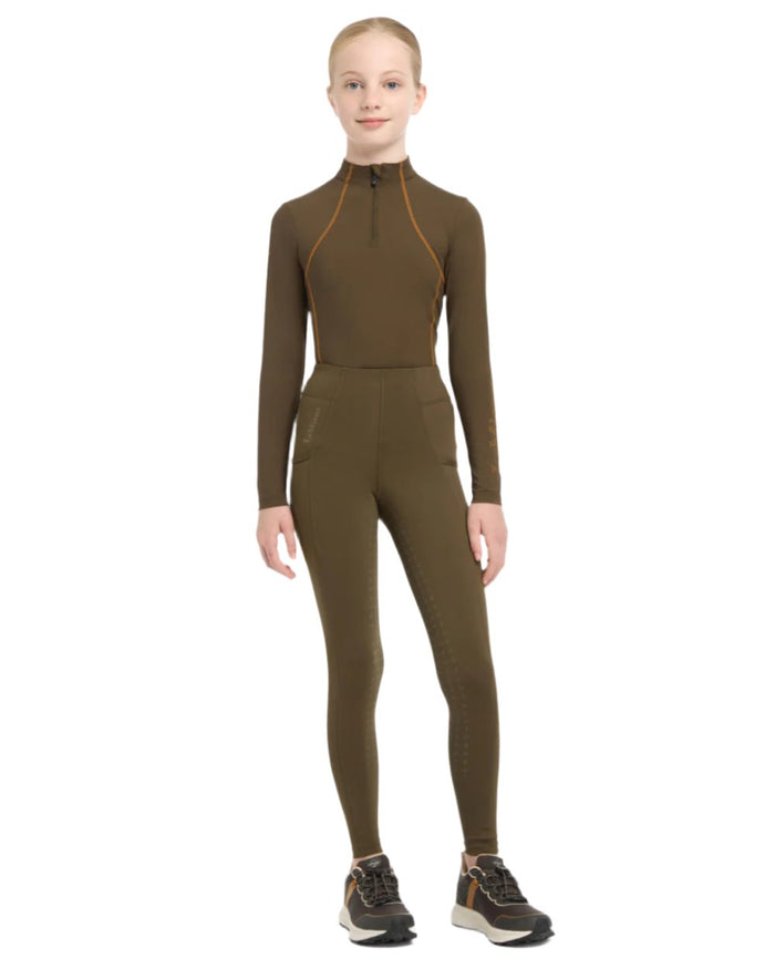 Alpine Coloured LeMieux Young Rider Orla Pull Ons On A White Background #colour_alpine