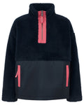 Navy coloured LeMieux Young Rider Tammy Teddy Fleece on white background #colour_navy