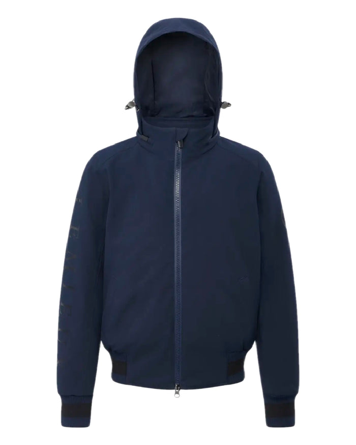Navy coloured LeMieux Young Rider Team Jacket on white background #colour_navy