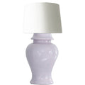 Light Lavender Ginger Jar Lamp - Liza Pruitt
