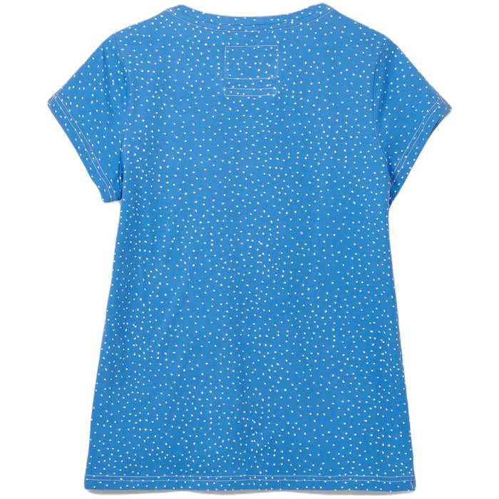 Lighthouse Ladies Ariana T-Shirt in Marine Blue Dot #colour_marine-blue-dot