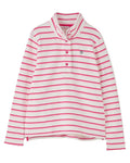 Pink Stripe coloured Lighthouse Ladies Haven Jersey on white background #colour_pink-stripe