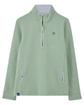 Sage coloured Lighthouse Shore Jersey Top on white background #colour_sage