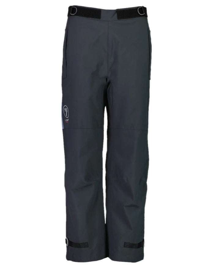 Stormy Weather Ebony Coloured Line 7 Mens Storm Armour10 Waterproof 2 Layer Overtrouser on white background #colour_stormy-weather-ebony